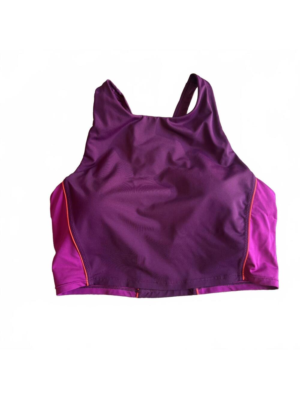 Athleta Colorblock Crop Bikini Top - Size Medium 👙✨